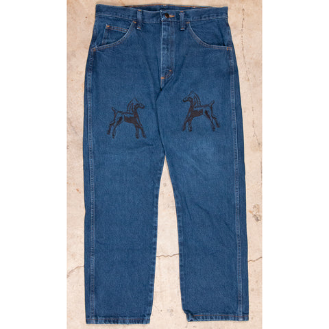 "Embroidered Jeans" (W34x30)