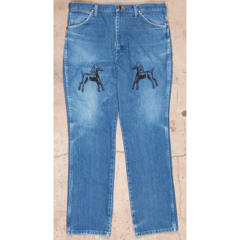 "Embroidered Jeans" (W36x32)
