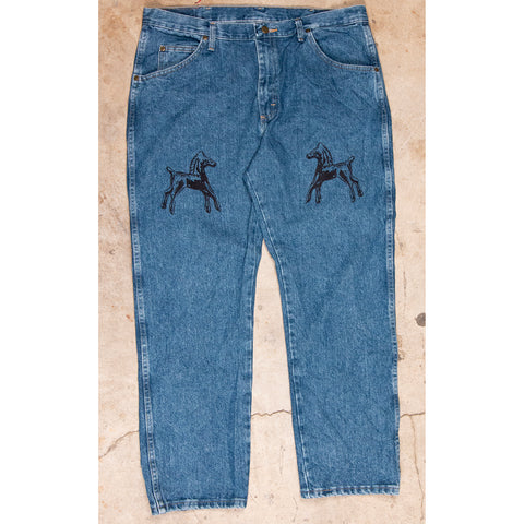 "Embroidered Jeans" (W38x32)