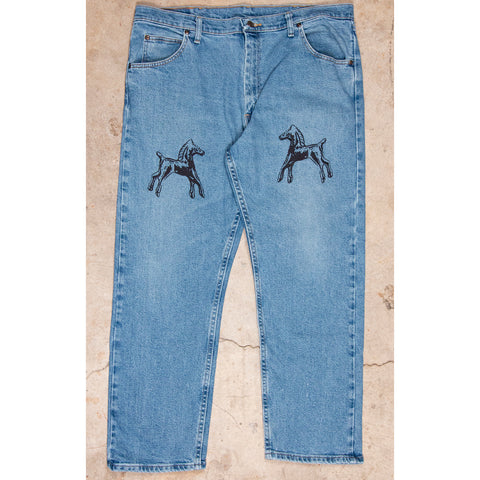 "Embroidered Jeans" (W40x29)