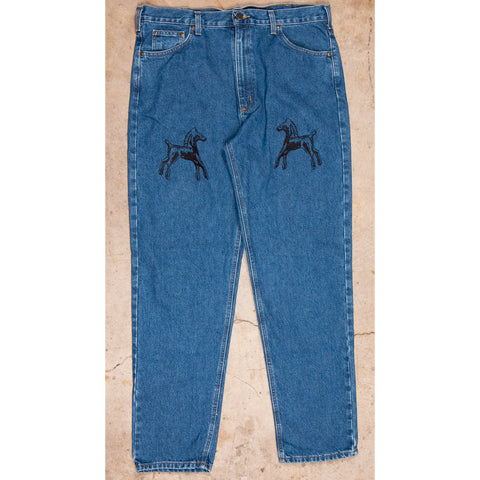 "Embroidered Jeans" (W40x34)