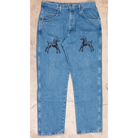 "Embroidered Jeans" (W36x32)