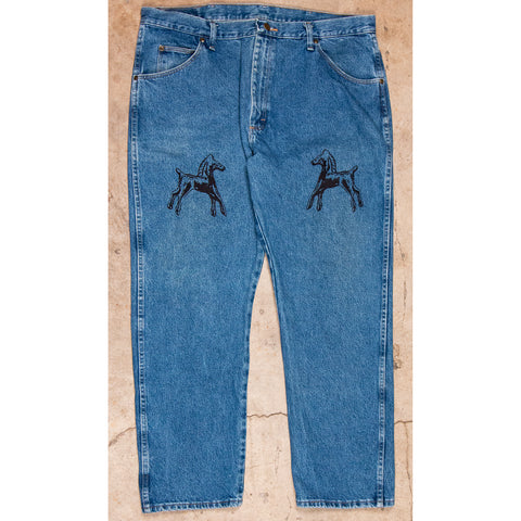 "Embroidered Jeans" (W40x30)