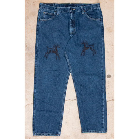 "Embroidered Jeans" (W38x30)
