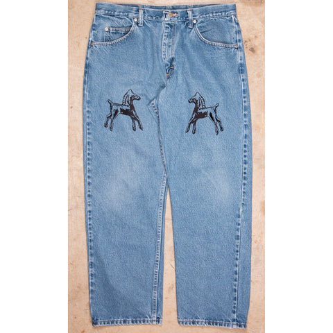 "Embroidered Jeans" (W36x30)