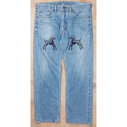 "Embroidered Jeans" (W38x30)