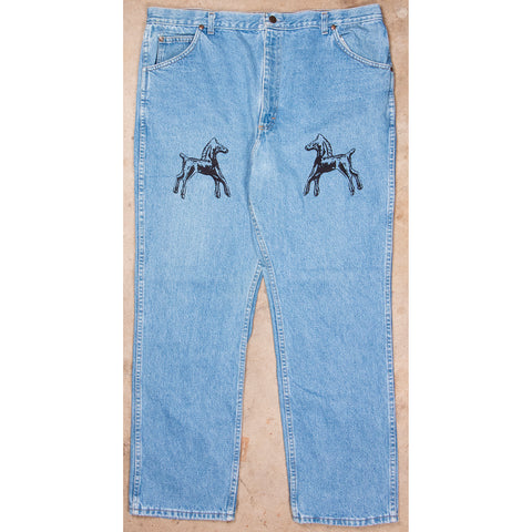 "Embroidered Jeans" (W40x30)