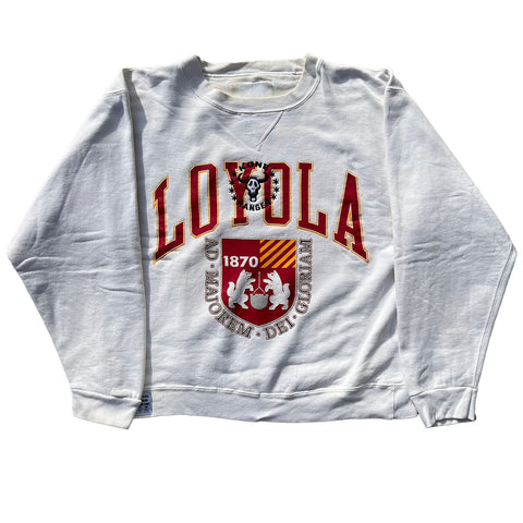 "Embroidered Crewneck" (M)