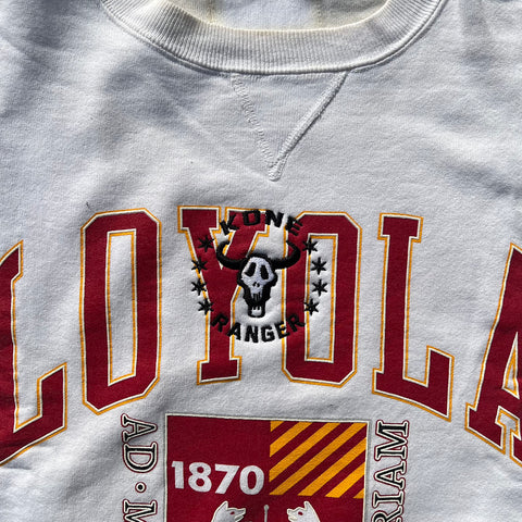 "Embroidered Crewneck" (M)