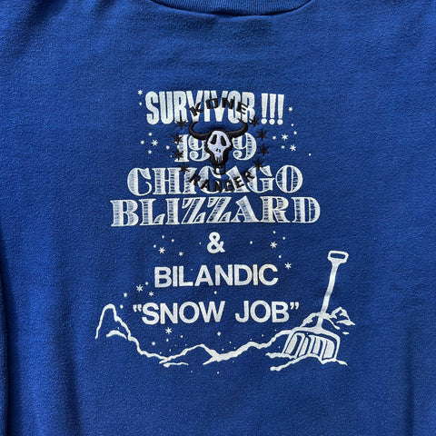 "Embroidered Crewneck" (M)