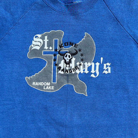 "Embroidered Crewneck" (L)