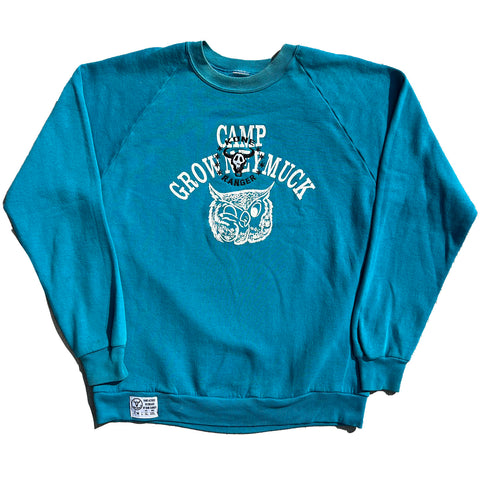 "Embroidered Crewneck" (M)