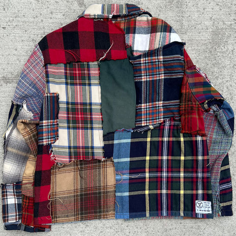"Recycled Flannel Coat" (S)