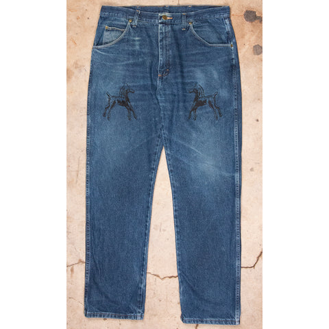 "Embroidered Jeans" (W36x32)