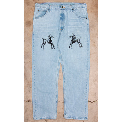 "Embroidered Jeans" (W36x30)