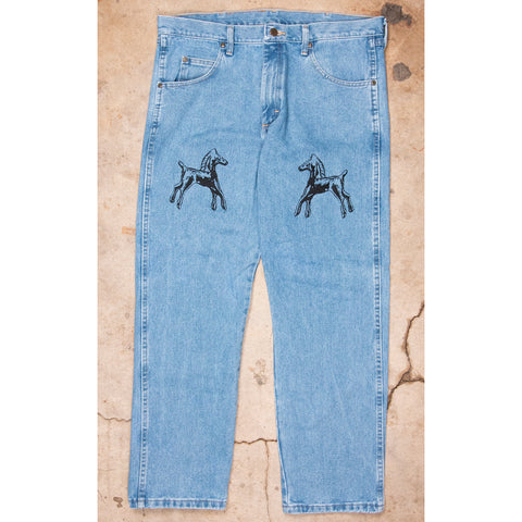 "Embroidered Jeans" (W36x30)