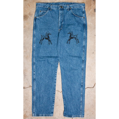 "Embroidered Jeans" (W38x32)