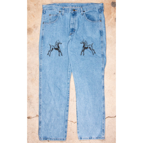 "Embroidered Jeans" (W36x30)