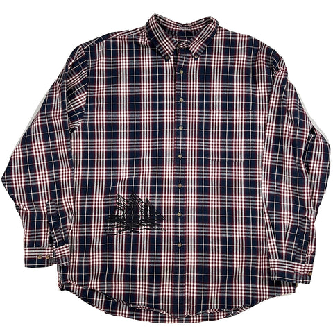 "Embroidered Button Down" (XL)