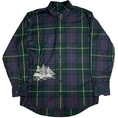 "Embroidered Button Down" (L)