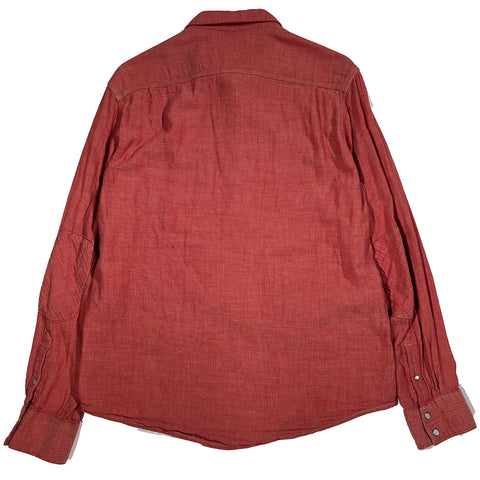 "Embroidered Button Down" (L)