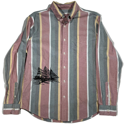 "Embroidered Button Down" (L)