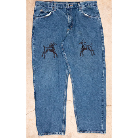"Embroidered Jeans" (W38x29)