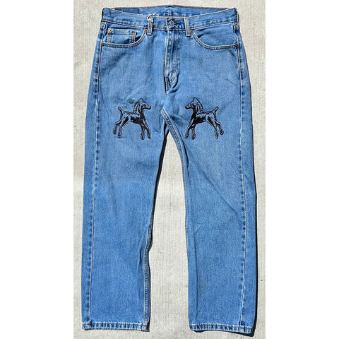 "Embroidered Jeans" (W32x29)