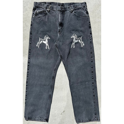 "Embroidered Jeans" (W40x32)