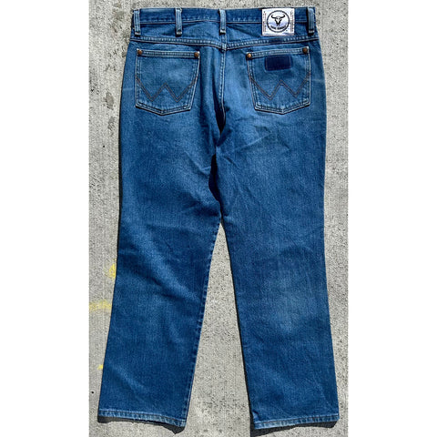 "Embroidered Jeans" (35x30)