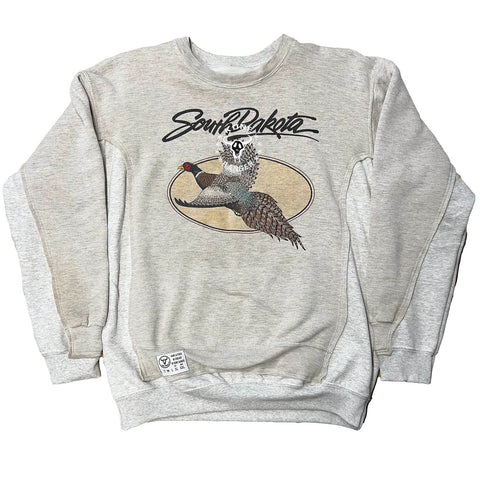 "Embroidered Crewneck" (M)