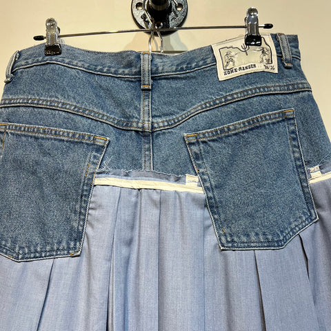 Custom Jean Skirt (36x26) (358)
