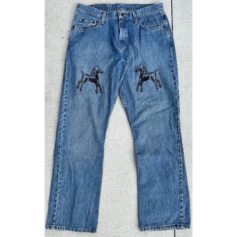 "Embroidered Jeans" (W32x30)