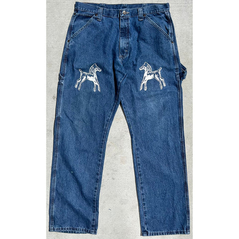 "Embroidered Jeans" (W36x32)