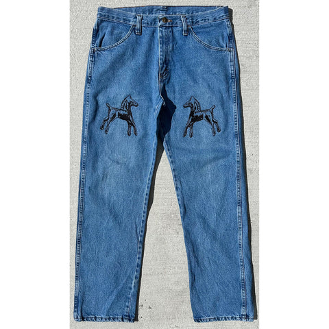"Embroidered Jeans" (W32x30)