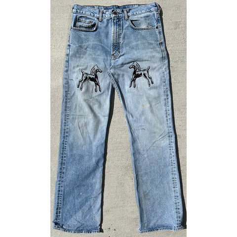 "Embroidered Jeans" (W34x33)