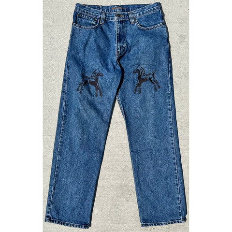 "Embroidered Jeans" (W32x30)